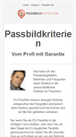 Mobile Screenshot of passbildkriterien.at