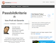 Tablet Screenshot of passbildkriterien.at